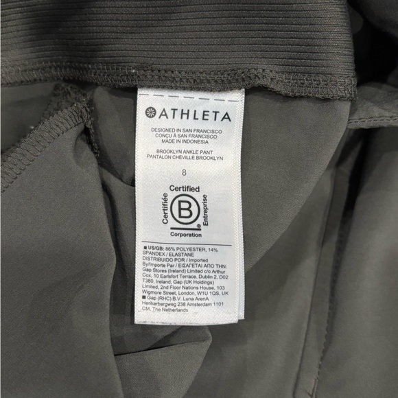 Athleta | Brooklyn Mid Rise Ankle Pants | Size 8 - Picture 5 of 5